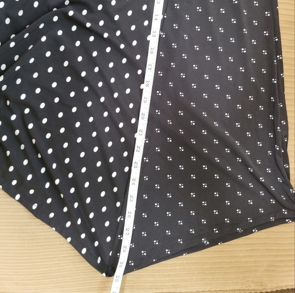 chico's Dot Mix Asymmetrical Skirt Size Medium (Chico's 1) - Picture 7 of 11